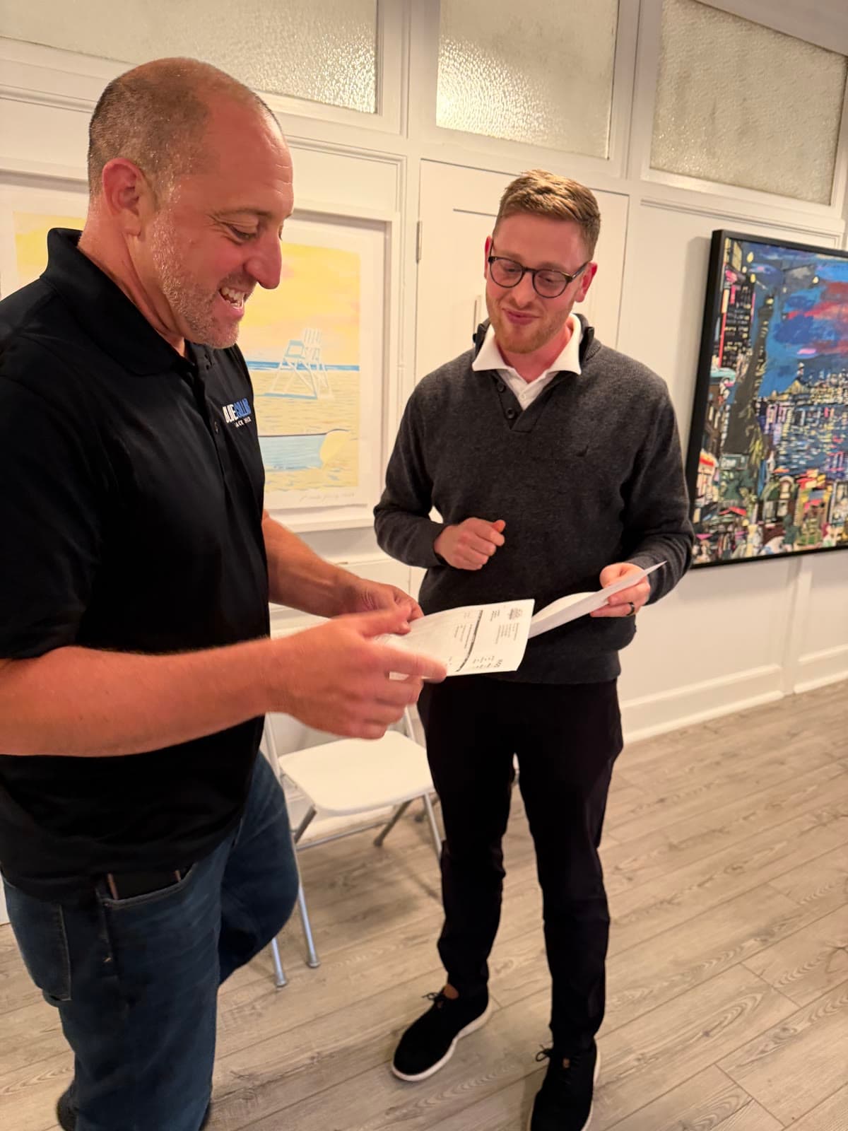 A complimentary bill review during the Chatham launch